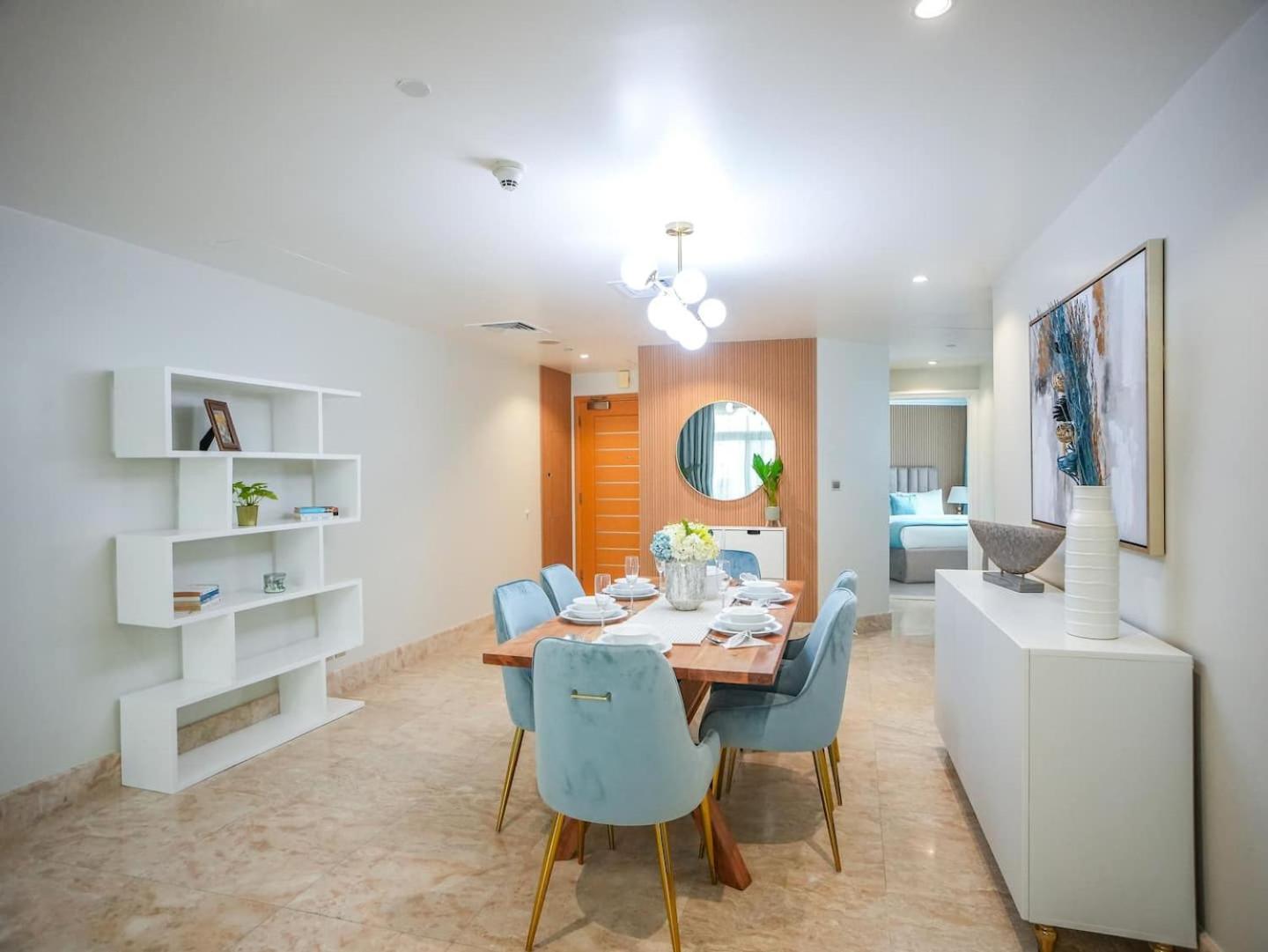 Deluxe 3 Bedroom With Marina & Sea View Dubai Bagian luar foto